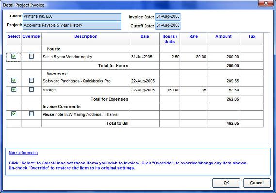 Create Invoice