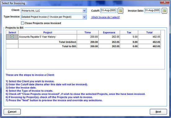 Create Invoice