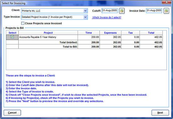 Create Invoice