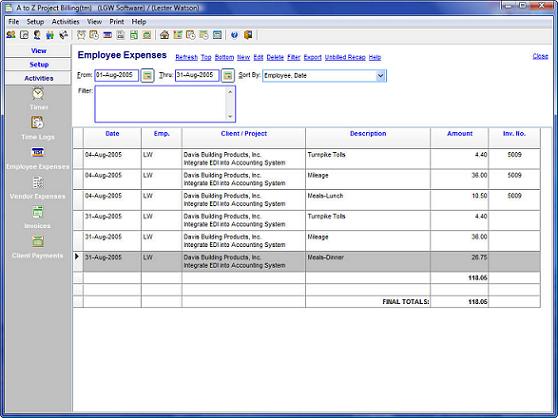 Time Logs Dashboard